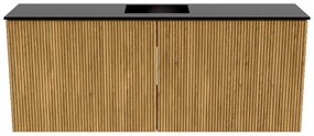 Mondiaz Joya 100cm toiletmeubel oak met wastafel faye midden zonder kraangat urban