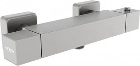 Mexen Cube thermostatische douchekraan, grafiet - 77200-66