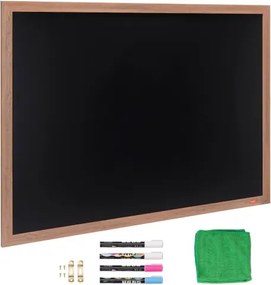 VEVOR Magnetisch Krijtbord 1168,4 x 889 mm, Magnetisch Verzamelbord 913 x 1092 mm, Verticaal of Horizontaal Ophangen incl. 4 Krijtstiften &amp; Doek, Wandmontagestandaard