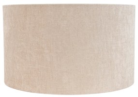 Stoffen lampenkap lichtbruin rond 35/35/20 Modern