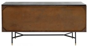 Kare Design Apiano Dressoir Van Acacia En Marmer - 150x45x76cm.