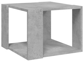 vidaXL Salontafel 40x40x30 cm bewerkt hout betongrijs