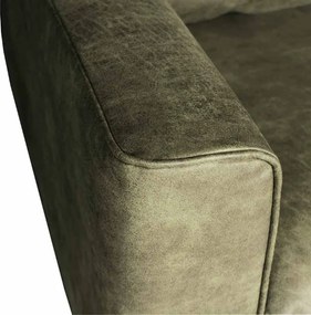 Fauteuil - Aster - lederlook Dalton groen 14