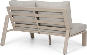 Hoek loungeset 6 personen Aluminium Zand/Beige  Lifestyle Garden Furniture Melone