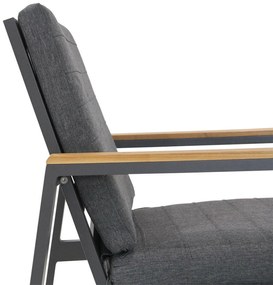 Tuinset 4 personen 180 cm Aluminium Grijs Lifestyle Garden Furniture Marietta/Riviera