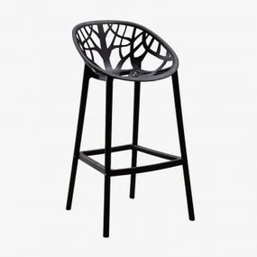Verpakking Van 4 Ores Polypropyleen Hoge Krukken Zwart & ↑65 Cm - Sklum