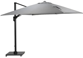 Garden Impressions Zweefparasol Hawaii Deluxe 300x300 - donker grijs - licht grijs