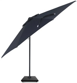 Zweefparasol  3.5m S2 Excellent (incl. voet + hoes) Grijs-antraciet Camello Luna