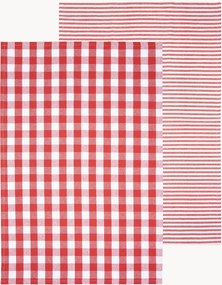 Theedoeken Eco Gingham, 2-delig