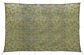 vidaXL Camouflagenet met opbergtas 6x7 m groen