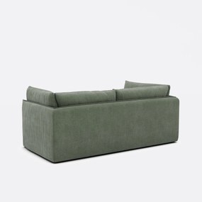 3-zits rechte bank in gestructureerde stof, Malo