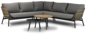 Hoek loungeset 4 personen Aluminium/wicker Taupe  Coco Nathan/Enchante