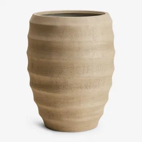 Gabe Betonnen Bloempot Ø35 Cm & Zandbruin - Sklum