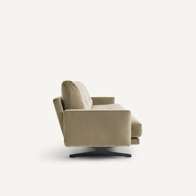 2-zitsbank in linnen fluweel, DELICATO