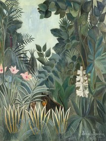 Kunstreproductie The Equatorial Jungle, Henri Rousseau