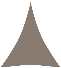 vidaXL Zonnescherm driehoekig 4x5x5 m oxford stof taupe