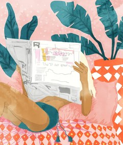 Ilustratie Bohemian Morning News, Uma Gokhale
