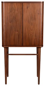 Dutchbone Morrison Vintage Kast Walnoot Op Hoge Poten - 62x45x125cm.