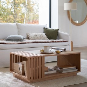 Salontafel in essenhout fineer, Theonie