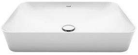 Sanigoods Aqualis keramische waskom 60x40cm mat wit