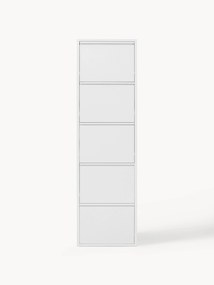 Wand schoenenkast Caruso met opklapbare planken