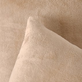 Vierkante kussensloop bedlinnenset, voor- en achterkant fleece