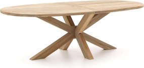 Tuin eettafel ROUGH | Ovaal | Tuintafel Teakhout | 240x120cm | 6 personen | Kees Smit Tuinmeubelen