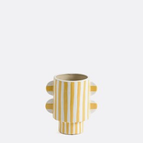 Vaas in aardewerk H19,5 cm, Drio