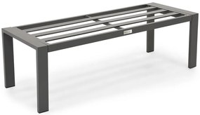 Zakintos antraciet aluminium bank Tuinpunt