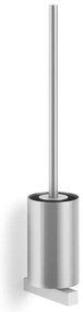 Zack Carvo Toiletborstelhouder - open - wandmontage - geborsteld RVS 40487