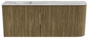 Mondiaz Joya DLux 100cm toiletmeubel ronding rechts dusk met wastafel faye links 1 kraangat glace