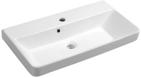 Sapho Thalie wastafel 70x37cm wit glans