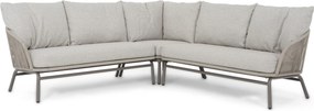 Hoek loungeset 5 personen Rope Taupe Coco Livo