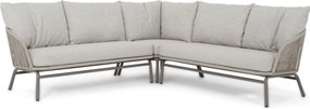 Hoek loungeset 6 personen Rope Taupe  Coco Livo