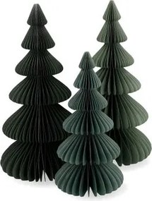 Honingraat boom, papier, groen, 23 cm