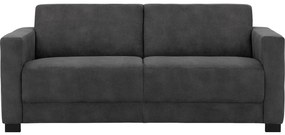 Goossens  My Style antraciet, microvezel, 2,5-zits, stijlvol landelijk