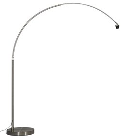 Moderne booglamp staal XL verstelbaar Retro Binnenverlichting Lamp