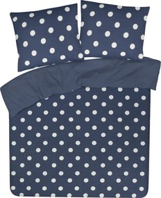 Dekbedovertrek My Design - 100% katoen - 140x200 - stip blauw