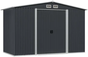 vidaXL Tuinberging 257x205x178 cm staal antraciet
