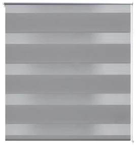 vidaXL Duo rolgordijn 120 x 175 cm grijs