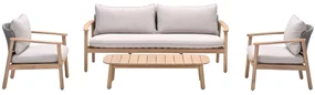 Garden Impressions Yucatan loungeset 4-delig - acacia
