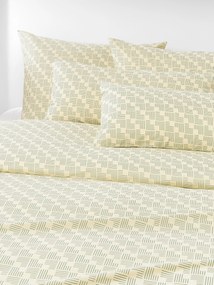 Perkal katoenen dekbedovertrek Inki met geometrische print