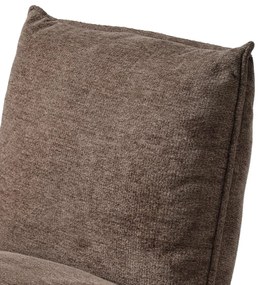 Draaibare Fauteuil Bruine Stof Chenille