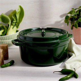 Staub La Cocotte Cocotte 26 cm / 5,25 l, Rond, Basilicum - La Cocotte - Staub