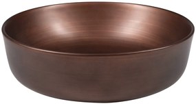 Sapho Priori keramische ronde waskom 41.5cm koper