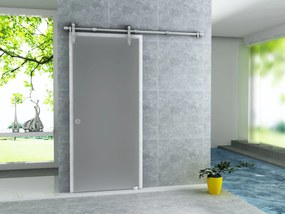 SaniGoods Tokyo schuifdeur voor douche melkglas 102,5x205cm