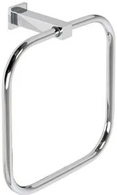 Plieger Cube handdoekring chroom