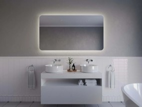 Atypische badkamerspiegel met LED verlichting A10
