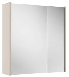 Saniclass Prime Spiegelkast - 60x63x16cm - inclusief zijpanelen - cotton (beige) SW1212815/SW892634