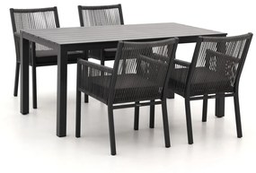 Diningset Manifesto  | 4 personen | Tuinset aluminium | 5-delig | Kees Smit Tuinmeubelen